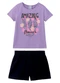 Malwee Kids - Conjunto New Adventures Moletinho Branco - variação: Lavanda