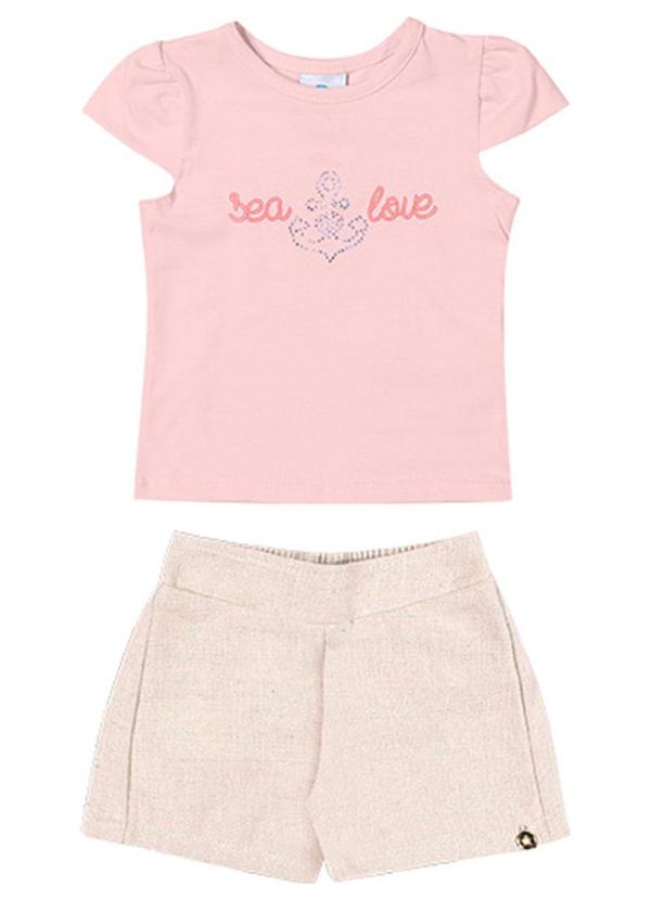 Alenice - Conjunto Amor Pelo Mar Menina Rosa