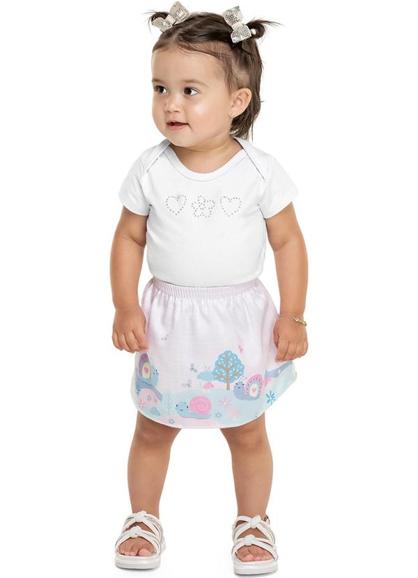 Alenice - Conjunto Animais da Floresta Menina Branco