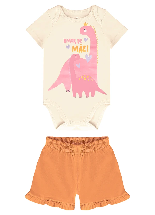 Malwee Kids - Conjunto Areia Amor de Mãe Menina 2