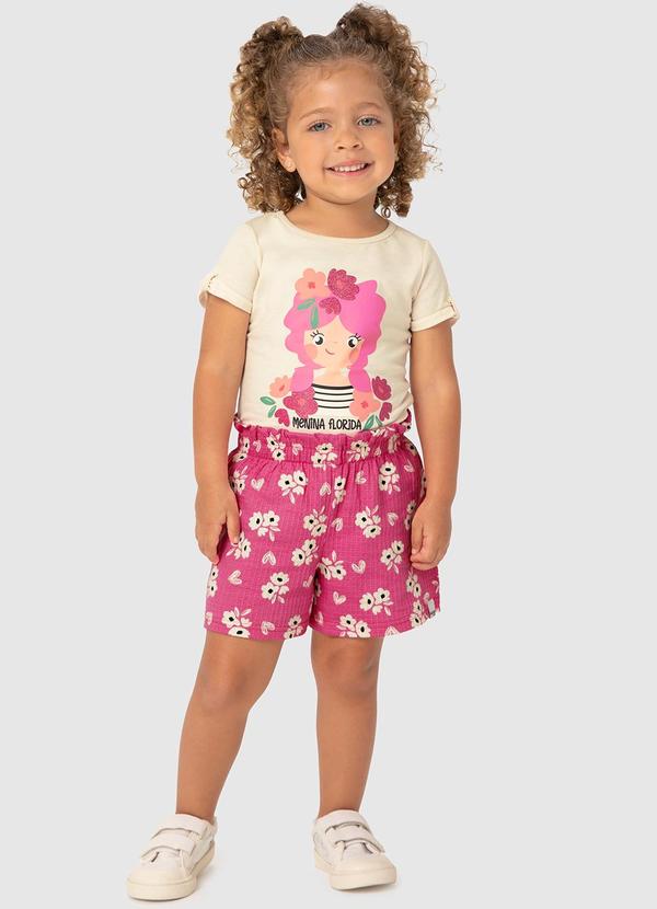 Malwee Kids - Conjunto Areia Menina Florida