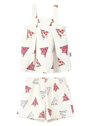 Malwee Kids - Conjunto Aviõezinhos de Origami Branco - MALWEE KIDS