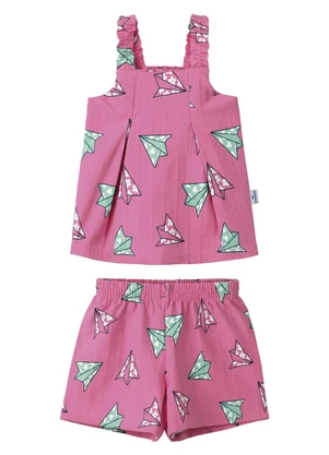 Malwee Kids - Conjunto Aviõezinhos de Origami Rosa - MALWEE KIDS