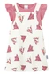 Malwee Kids - Conjunto Aviõezinhos de Origami Off White - variação: Rosa