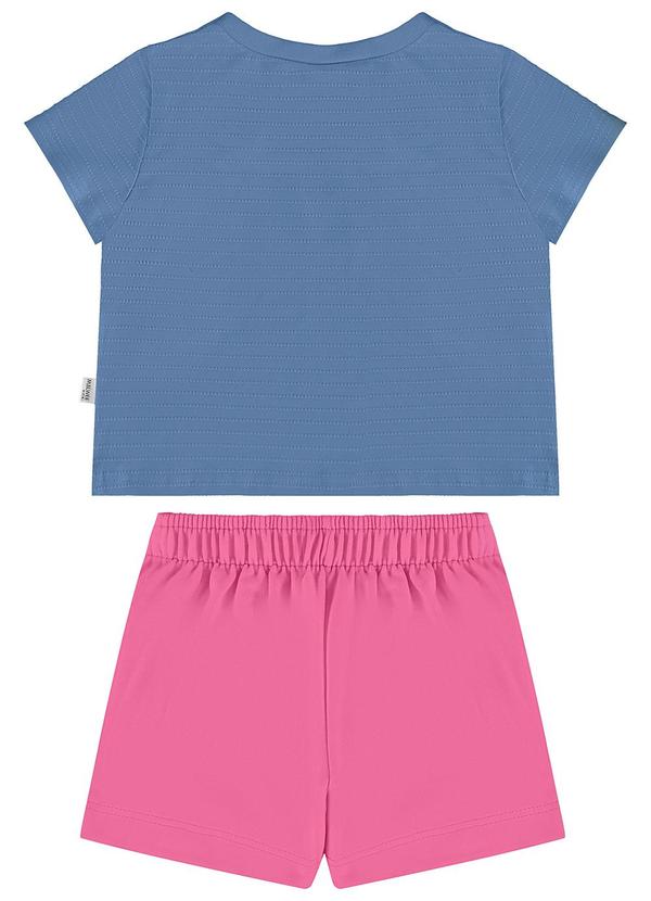 Malwee Kids - Conjunto Azul Escuro Box com Bordado Menina 2