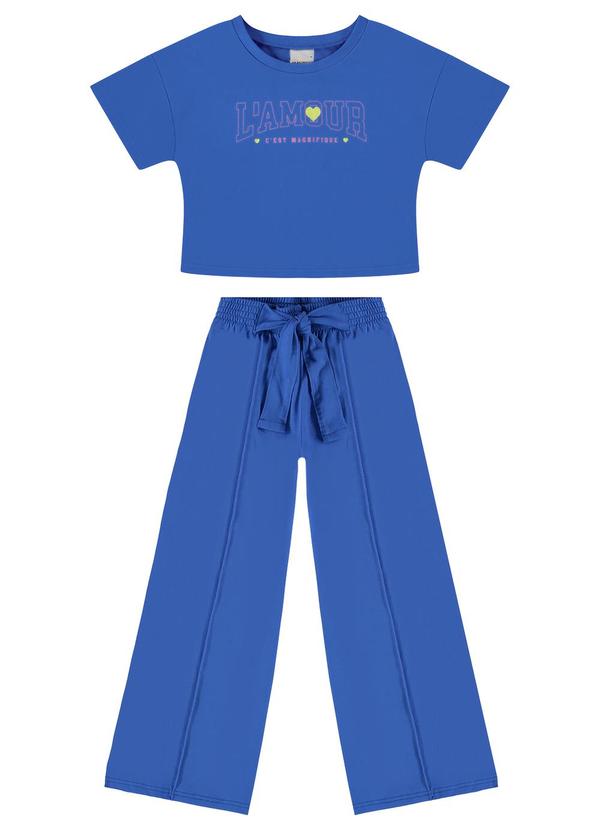 Malwee Kids - Conjunto Azul Royal L'Amour Menina 2