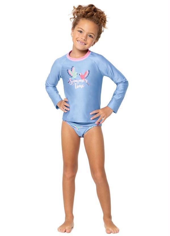 Malwee Kids - Conjunto Azul Summer Time Menina