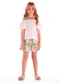 Quimby - Conjunto Bata Algodão Short Branco - variação: Branco