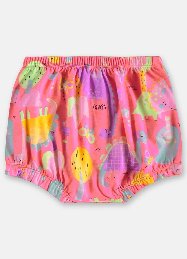 Up Baby - Conjunto Bata Calcinha Dinossauros Rosa 4