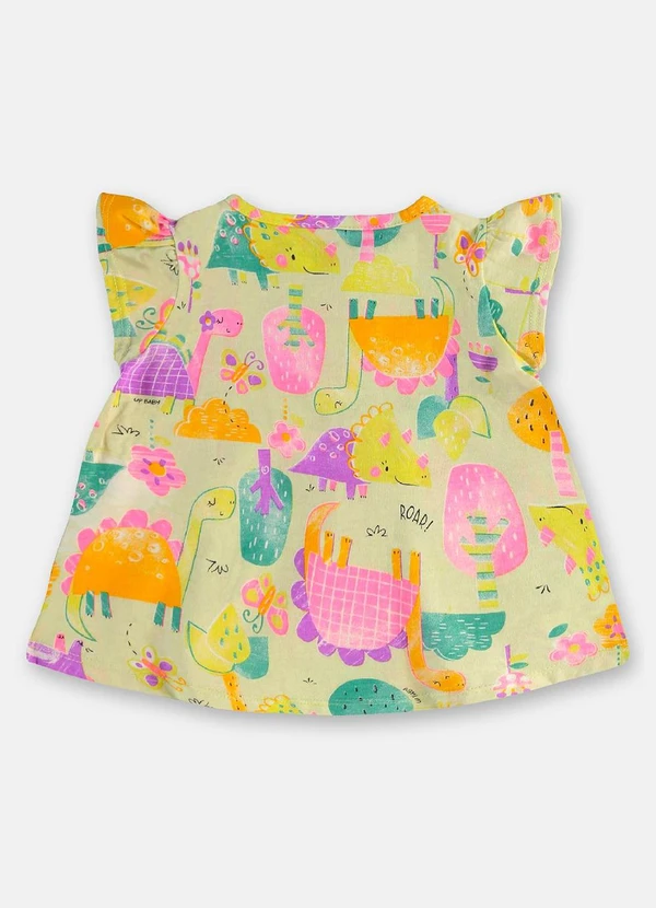 Up Baby - Conjunto Bata Calcinha Dinossauros Verde 3