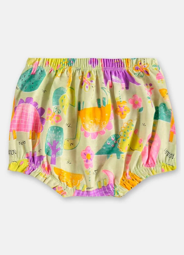 Up Baby - Conjunto Bata Calcinha Dinossauros Verde 4