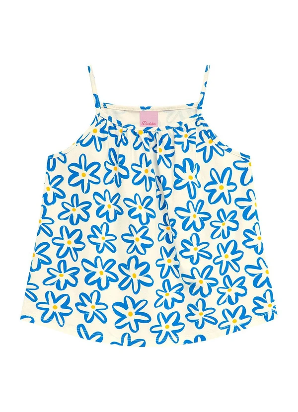 Duduka - Conjunto Bata de Alça e Bermuda Ciclista Bege