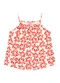 Duduka - Conjunto Blusa e Short Libélula Vermelho - variação: Bege