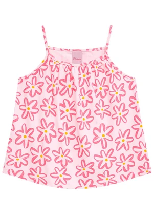 Duduka - Conjunto Bata de Alça e Bermuda Ciclista Rosa - DUDUKA