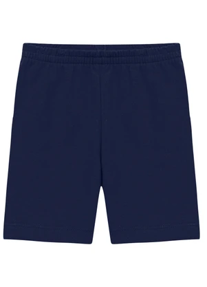 Duduka - Conjunto Bata e Bermuda  Azul  - DUDUKA