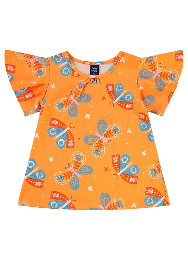 Bee Loop - Conjunto Bata e Short Menina Amarelo 3