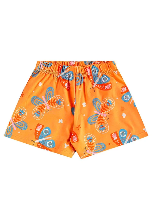 Bee Loop - Conjunto Bata e Short Menina Amarelo 4