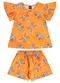 Bee Loop - Conjunto Bata e Short Menina Rosa - variação: Amarelo
