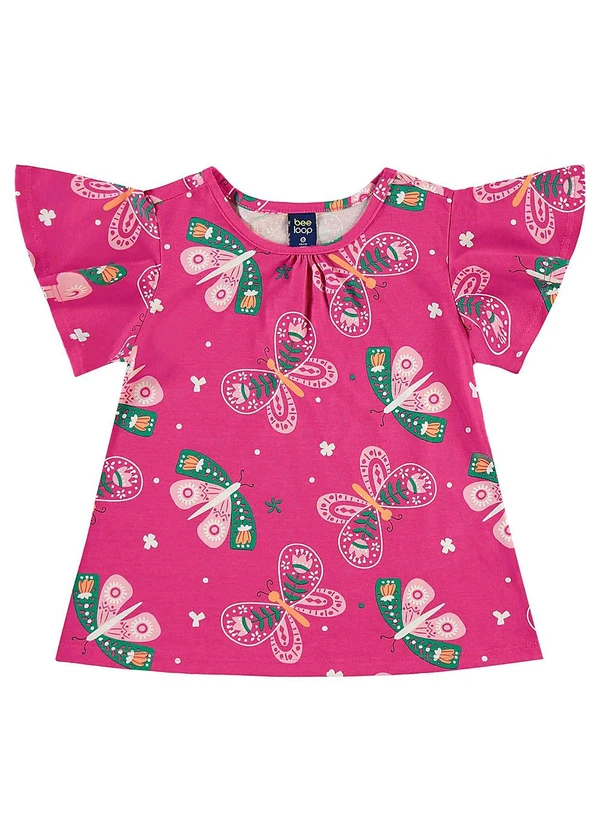 Bee Loop - Conjunto Bata e Short Menina Rosa 4