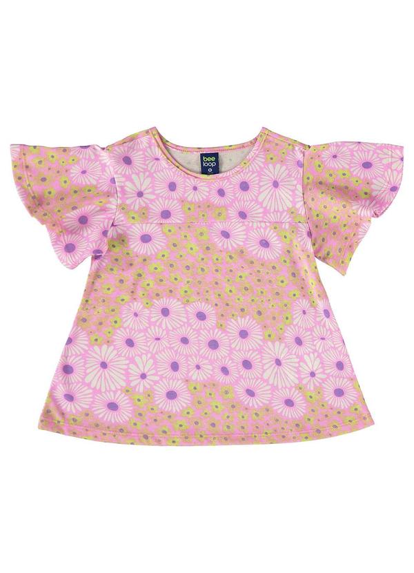 Bee Loop - Conjunto Bata e Short para Menina Rosa 2