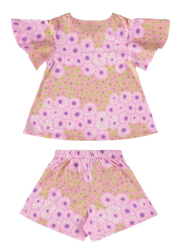 Bee Loop - Conjunto Bata e Short para Menina Rosa 4