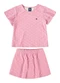 Bee Loop - Conjunto Bata e Short-Saia Rosa - variação: Rosa