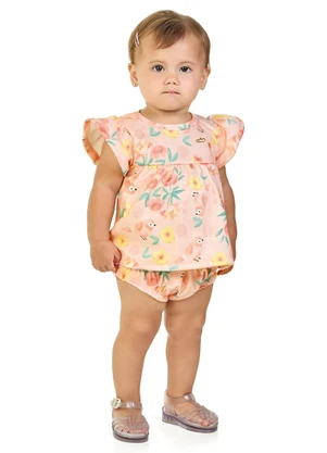 Marlan - Conjunto Bata e Tapa Fraldas em Newtech Laranja - MARLAN