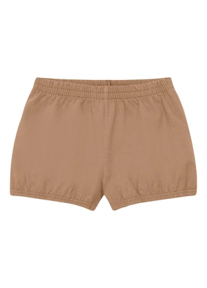 Duduka - Conjunto Bata Estampa Folhas  e Short Bege - DUDUKA