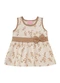 Duduka - Conjunto Blusa Bailarina e Short Saia  Rosa - variação: Bege