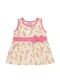 Duduka - Conjunto Blusa Bailarina e Short Saia  Rosa - variação: Bege
