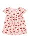 Duduka - Conjunto Blusa Estampa Urso e Short Saia Rosa - variação: Vermelho