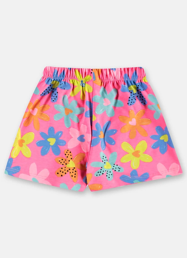 Up Baby - Conjunto Bata Short Algodão Rosa 6