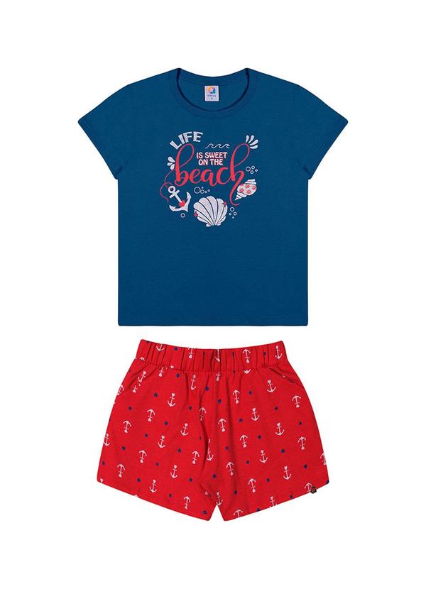 Alenice - Conjunto Beach Menina Azul 1