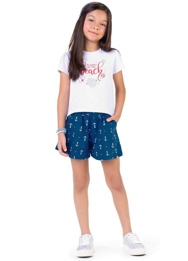 Alenice - Conjunto Beach Menina Branco 1