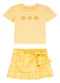 Malwee Kids - Conjunto Beautiful, You Can Rise Branco - variação: Amarelo
