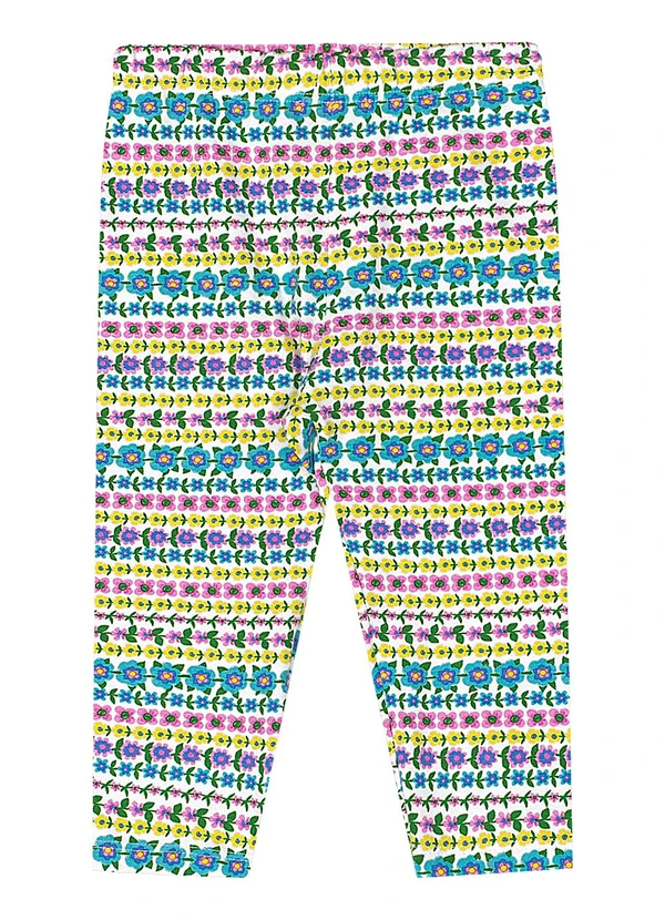 Quimby - Conjunto Bebê Blusa e Calça Legging Branco 4