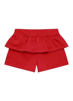 Duduka - Conjunto Bebê Blusa e Short com Babado  Azul  - DUDUKA