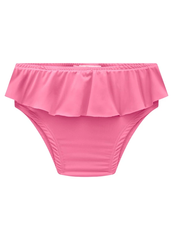 Marlan - Conjunto Bebê Blusa Manga Longa e Tanga Uv Rosa 2