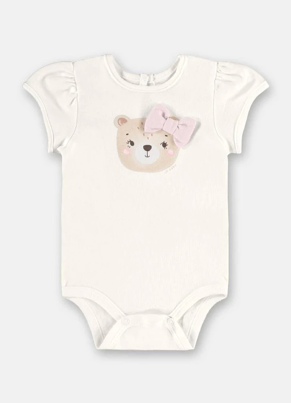 Up Baby - Conjunto Bebê Body e Calça Clochard Branco 3