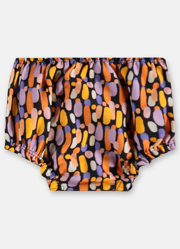 Três e Já - Conjunto Bebê com Bata e Calcinha Branco 5