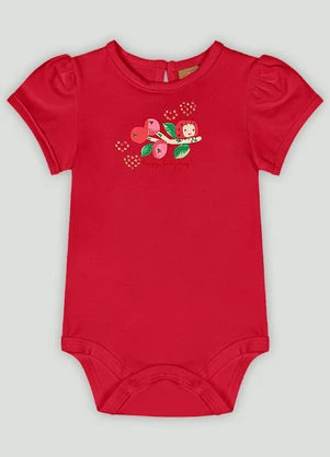 Conjunto Bebê com Body e Saia Up Baby Vermelho - UP BABY