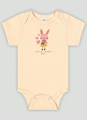 Conjunto Bebê com Body e Short Up Baby Laranja - UP BABY
