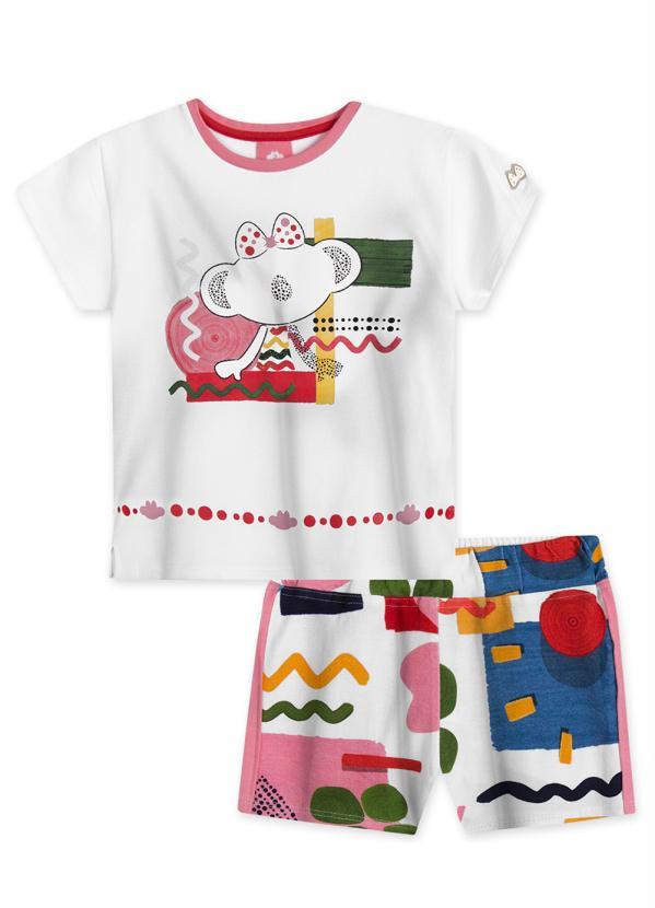 Lilica Ripilica - Conjunto Bebê Menina Branco