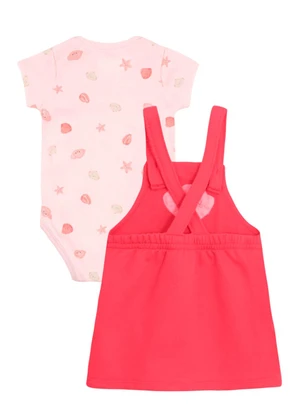 Brandili - Conjunto Bebê Menina de Conchinha Rosa - BRANDILI