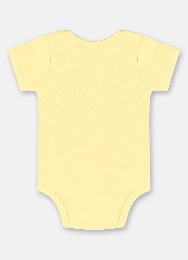 Up Baby - Conjunto Bebê Menina em Suedine Amarelo 3