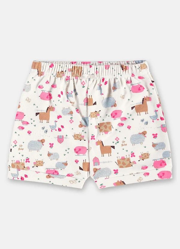 Up Baby - Conjunto Bebê Menina em Suedine Azul 4