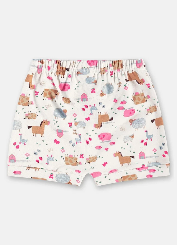 Up Baby - Conjunto Bebê Menina em Suedine Azul 5