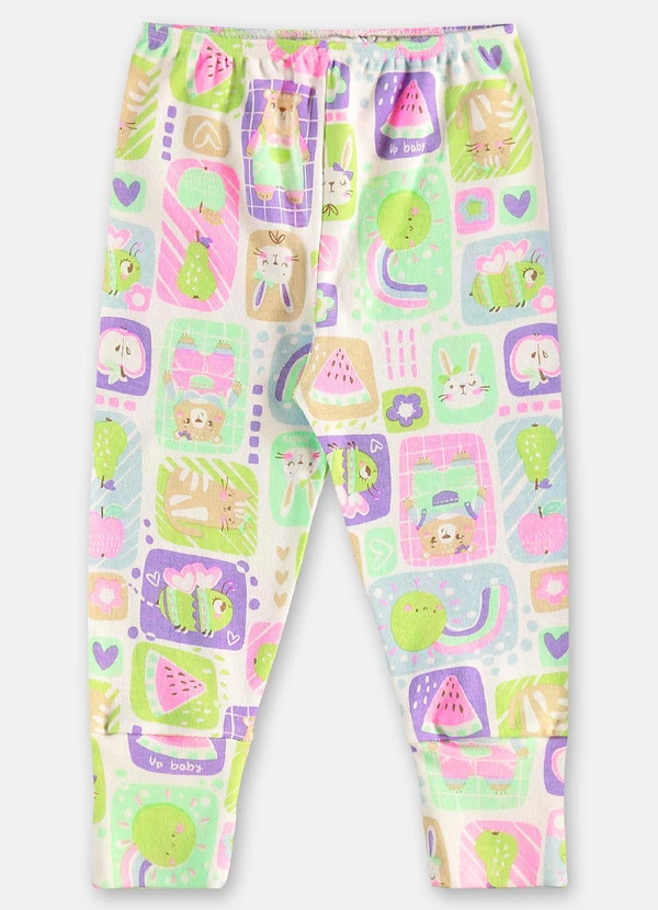 Up Baby - Conjunto Bebê Menina em Suedine Azul 4