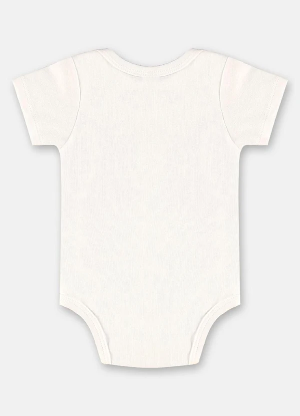 Up Baby - Conjunto Bebê Menina em Suedine Branco 3