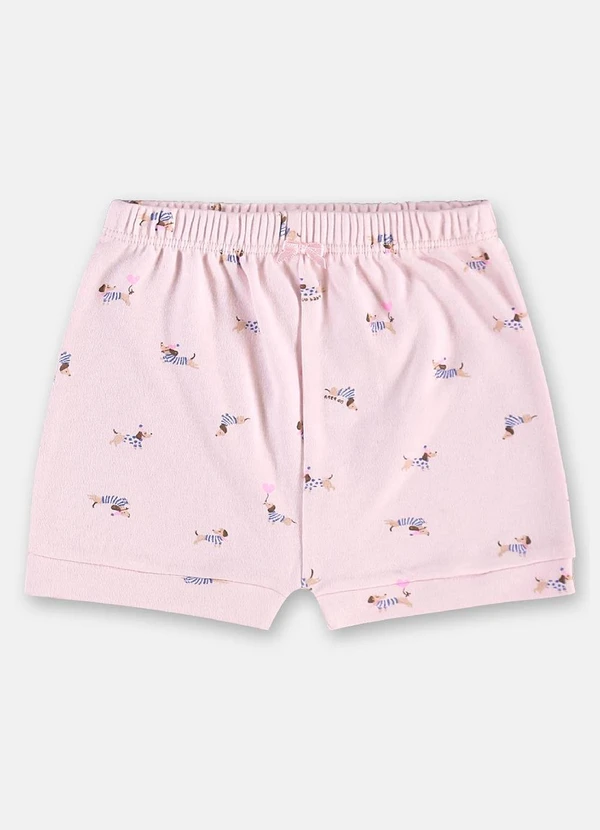 Up Baby - Conjunto Bebê Menina em Suedine Branco 4